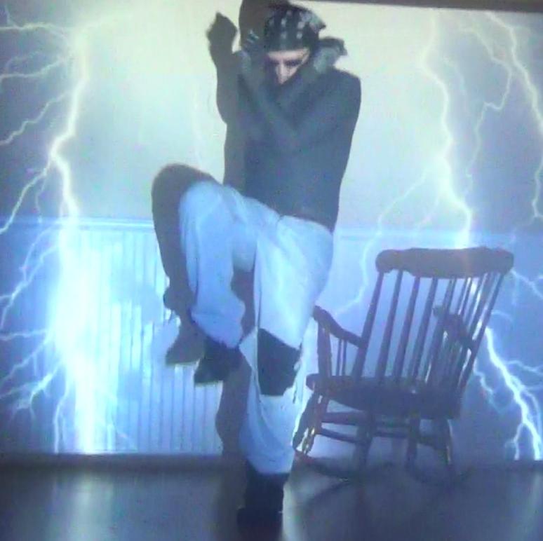 UntrollableMojo Lightning strike on Rango by rocking chair.