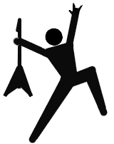 Rango on top of glacier