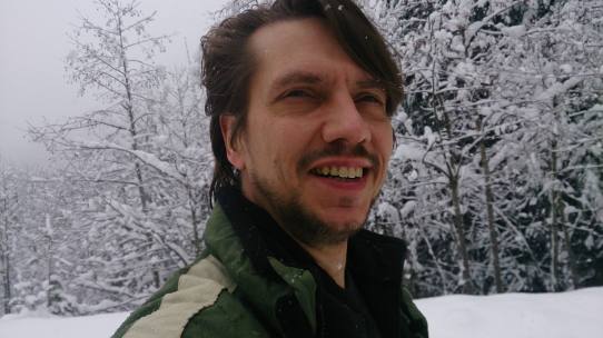 whiteout with #rangothedog