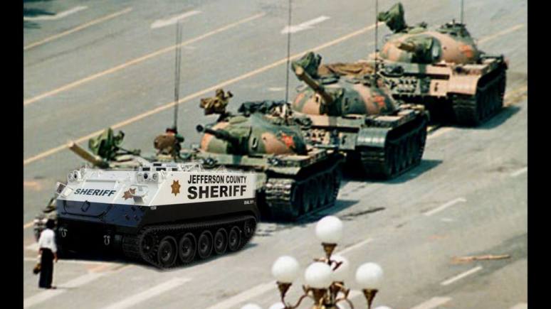 tiananmen square, american style